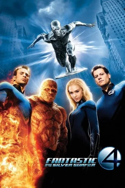 Fantastic Four Rise of the Silver Surfer (2007) สี่พลังคนกายสิทธิ์ กำเนิดซิลเวอร์ เซิรฟเฟอร์ โปสเตอร์