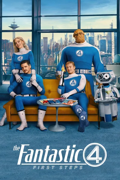 The Fantastic Four First Steps (2025) เดอะ แฟนแทสติก 4 จุดเริ่มต้นปฐมบทใหม่ โปสเตอร์