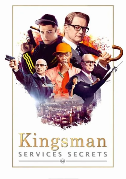 Kingsman 1 The Secret Service (2014) คิงส์แมน 1 โคตรพิทักษ์บ่มพยัคฆ์ โปสเตอร์