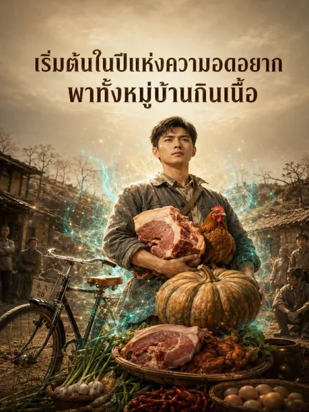 เริ่มต้นในปีแห่งความอดอยากพาทั้งหมู่บ้านกินเนื้อ โปสเตอร์