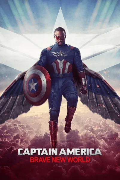 Captain America Brave New World (2025) กัปตัน อเมริกา ศึกฮีโร่จักรวาลใหม่ โปสเตอร์