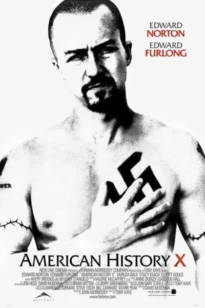American History X (1998) อเมริกันนอกคอก X โปสเตอร์
