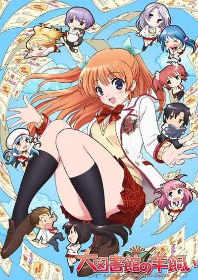 Daitoshokan no Hitsujikai ชมรมชี้แนะแกะหลงทาง โปสเตอร์