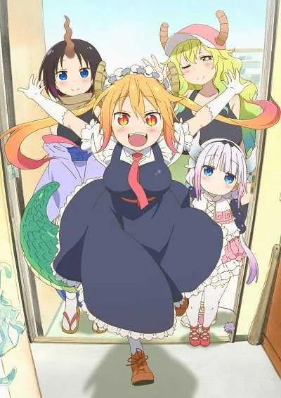Kobayashi-san Chi no Maid Dragon โคบายาชิซังกับเมดมังกร (ภาค1) โปสเตอร์