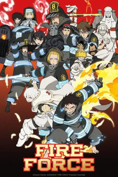 Enen no Shouboutai หน่วยผจญคนไฟลุก (ภาค1) โปสเตอร์