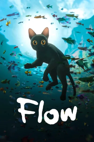 Flow (2024) ผจญภัยน้ำท่วมโลก โปสเตอร์