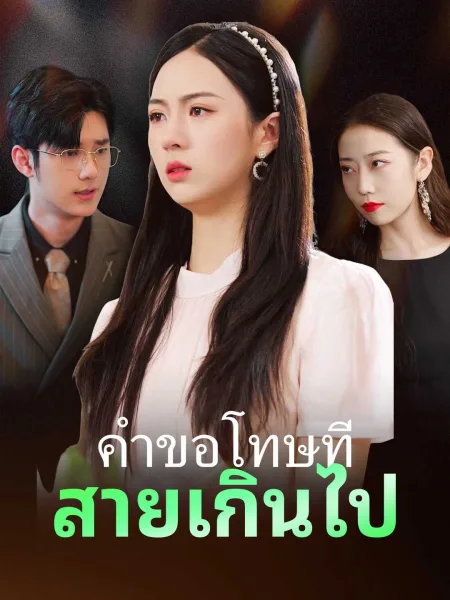 คำขอโทษที่สายเกินไป โปสเตอร์
