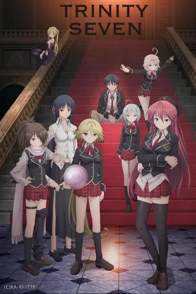 Trinity Seven ทรินิตี้เซเว่น 7 จ้าวคัมภีร์เวท โปสเตอร์