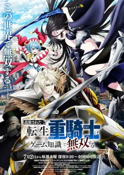 Tsuihou sareta Tensei Juukishi wa Game Chishiki de Musou suru เกิดใหม่เป็นอัศวินเกราะหนัก โปสเตอร์