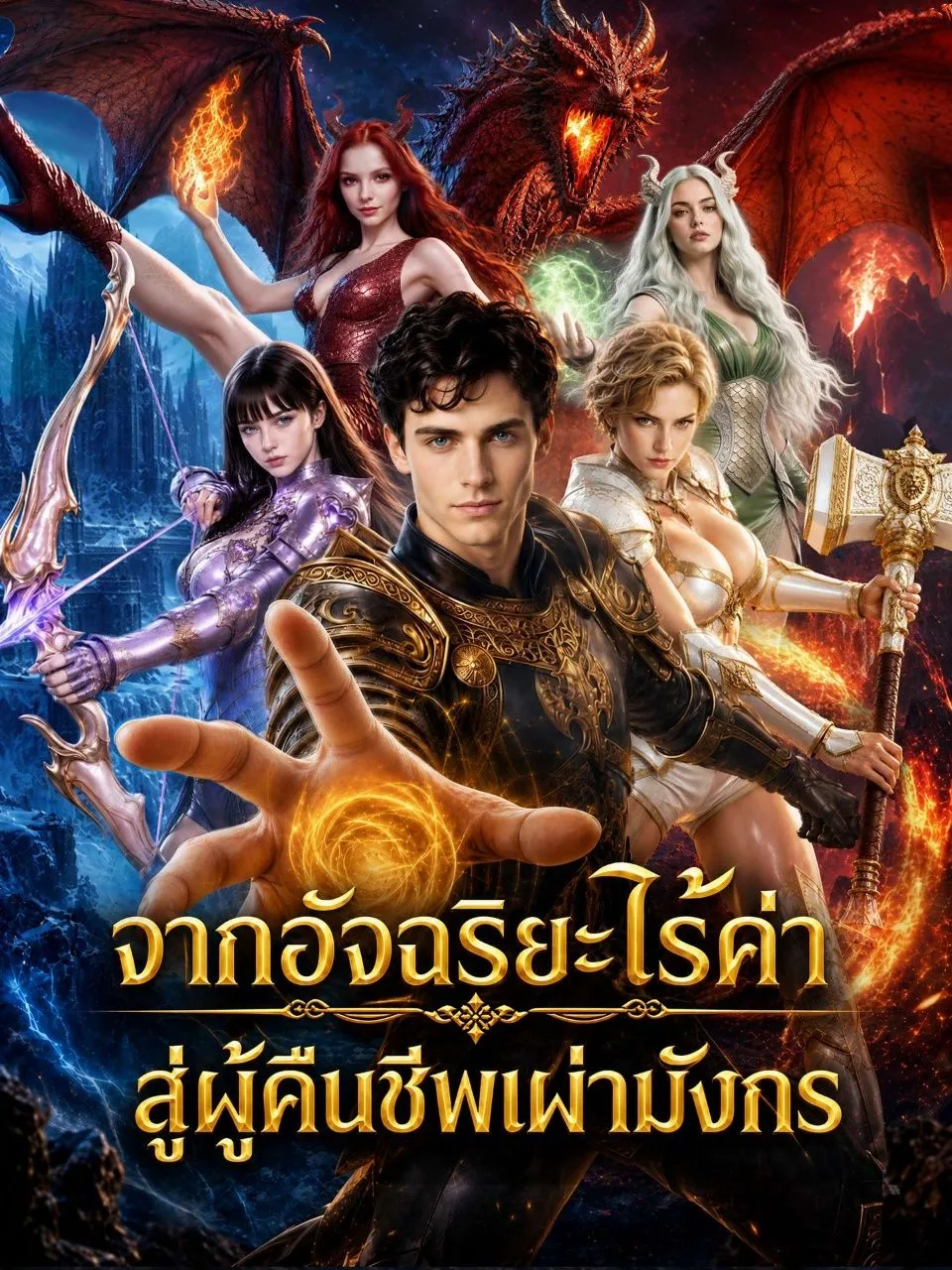 จากอัจฉริยะไร้ค่าสู่ผู้คืนชีพเผ่ามังกร โปสเตอร์