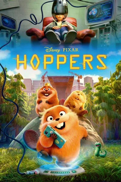 Hoppers (2026) เด้งโดด เปลี่ยนโหมดเป็นบีเวอร์ โปสเตอร์