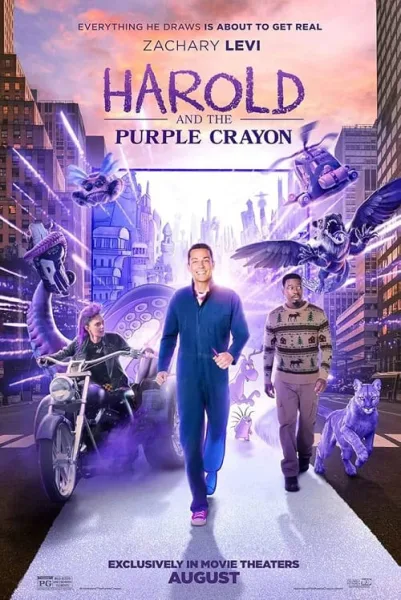 Harold and the Purple Crayon แฮโรลด์กับสีเทียนมหัศจรรย์ โปสเตอร์