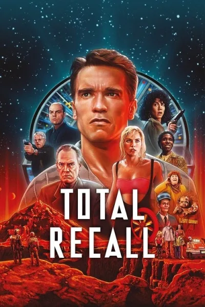 Total Recall (1990) คนทะลุโลก โปสเตอร์