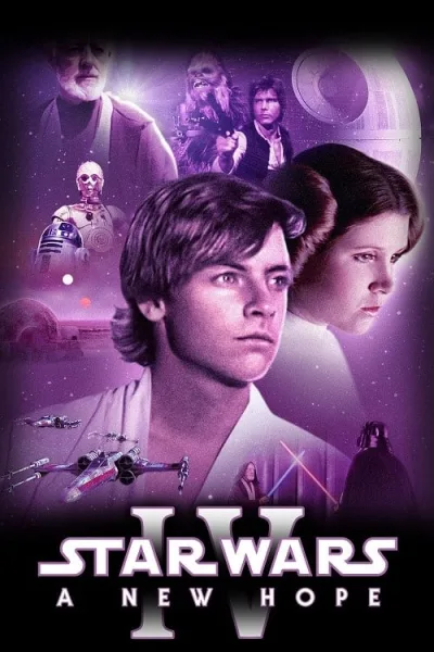 Star Wars 4 Episode IV A New Hope (1977) สตาร์ วอร์ส 4 โปสเตอร์