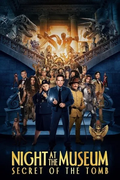 Night at the Museum 3 Secret of the Tomb (2014) ไนท์ แอท เดอะ มิวเซียม ความลับสุสานอัศจรรย์ โปสเตอร์