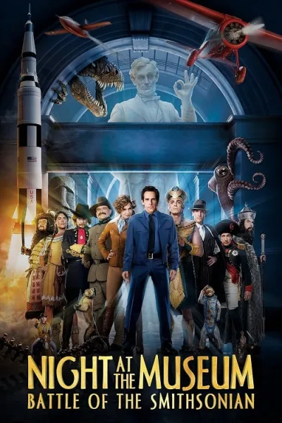 Night at the Museum 2 Battle of the Smithsonian (2009) มหึมาพิพิธภัณฑ์ ดับเบิ้ลมันส์ทะลุโลก โปสเตอร์