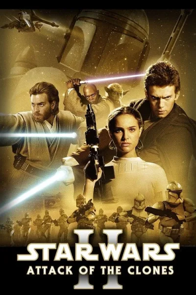 Star Wars 2 Episode II Attack of the Clones (2002) สตาร์ วอร์ส 2 กองทัพโคลนส์จู่โจม โปสเตอร์