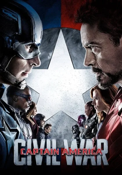 Captain America 3 Civil War (2016) กัปตันอเมริกา 3 ศึกฮีโร่ระห่ำโลก โปสเตอร์