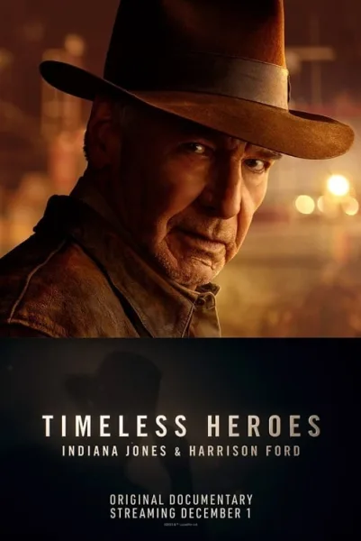 Timeless Heroes Indiana Jones and Harrison Ford โปสเตอร์