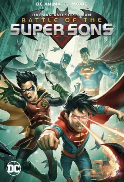 Batman and Superman Battle of the Super Sons โปสเตอร์