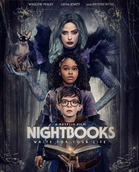 Nightbooks (2021) ไนต์บุ๊คส์ โปสเตอร์
