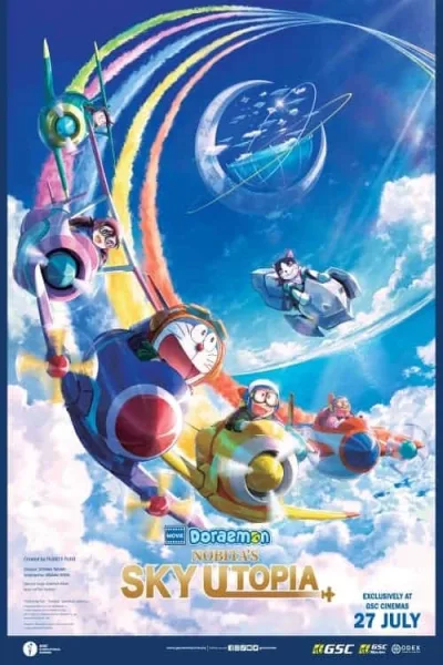 Doraemon Nobita’s Sky Utopia (2023) ฟากฟ้าแห่งยูโทเปียของโนบิตะ โปสเตอร์