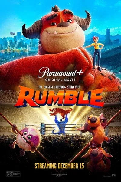 Rumble (2021) มอนสเตอร์นักสู้ โปสเตอร์