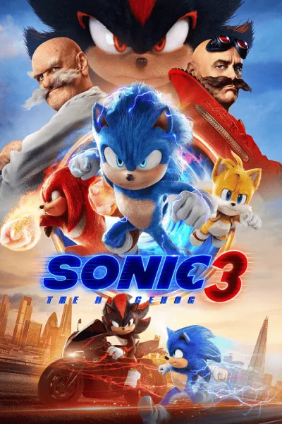 Sonic the Hedgehog 3 (2024) โซนิค เดอะ เฮดจ์ฮ็อก 3 โปสเตอร์