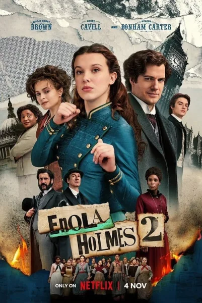 Enola Holmes 2 (2022) เอโนลา โฮล์มส์ 2 โปสเตอร์