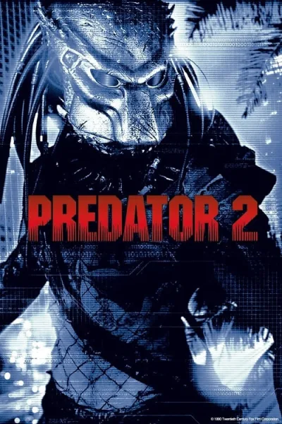Predator 2 (1990) คนไม่ใช่คน 2 บดเมืองมนุษย์ โปสเตอร์