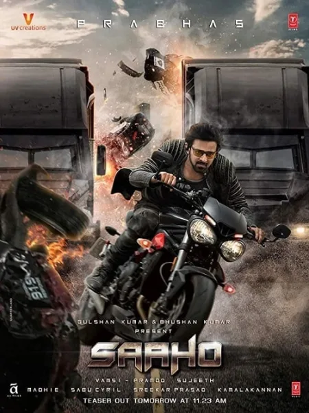 Saaho (2019) เกมปล้นนรก โปสเตอร์